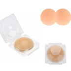 European And American Style Non-adhesive Self-adhesive Solid Chest Paste Invisible Seamless Nipple Coverage Silicone